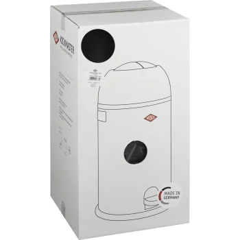 Wesco Kickmaster Soft Pedal Trash Bin 33L, Matt Black