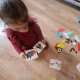 Kruzzel 00022426 Wooden Logic Puzzle with Geometric Shapes