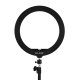 Glow 13\" Ring Lamp with Tripod 10W, Black