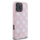 Guess iPhone 16 Pro Max vāciņš Peony Script MagSafe, rozā