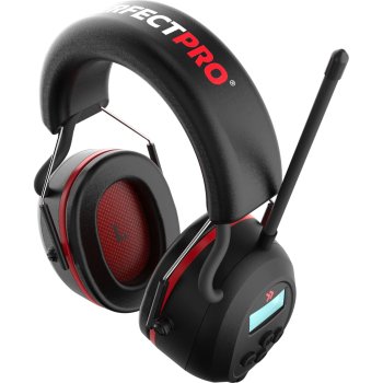 Perfectpro H-40 Wireless Ear Protection Headphones Black/Red