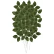 Gardlov Artificial Rose Leaf Branches, 51 cm, Set of 12