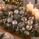 Christmas Tree Baubles Set 6cm Plastic 16 pcs Silver