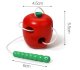 Wooden Fruit Lacing Toy with Worms Jhtoy-602