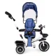 ECOTOYS 3-in-1 Tricycle Stroller with 360° Rotating Seat, Blue