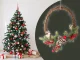 Christmas Wreath for Door and Wall, 30x25 cm