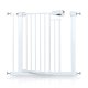Nukido Safety Gate with Magnetic Lock (77-108.5 cm), White