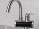 Instant Electric Hot Water Heater Faucet with LED Display 3000W, Silver