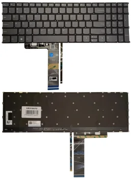 Lenovo IdeaPad Slim 3 15IAH8 Keyboard with Backlight, US, Gray/Black
