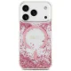 Guess Resin Bottom Glitter MagSafe Case for iPhone 18 Pro Max / 17 Pro Max, Pink