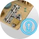 Nukido NK-859 Wooden Sensory Busy Board