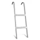 Neo-Sport 2-Step Trampoline Ladder 312-435 cm (10-14 ft)