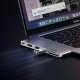 Ugreen CM380 USB-C Hub for MacBook Pro/Air, HDMI, SD/TF, Gray