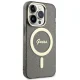 Guess iPhone 14 Pro Case Glitter Gold MagSafe, Black
