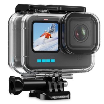 Tech-Protect GA200 Waterproof Case for GoPro Hero 9 / 10 / 11 / 12, Transparent