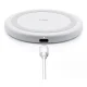 Puro Wireless Charger for iPhone and Android, White