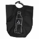 Recycling and Returnable Bottle Bag 82 L, Black