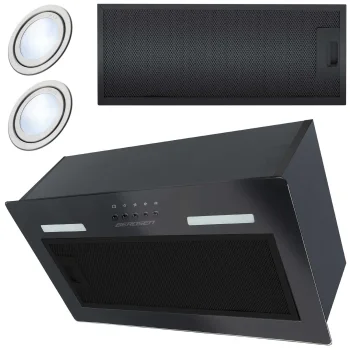 Berdsen BT-236 Built-in Cooker Hood 52 cm, Black