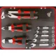 Holzmann WZK119ECO Tool Box with 119-Piece Tool Set, Black / Silver