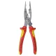 KNIPEX 13 96 200 Electrical Installation Pliers, 200 mm, Red/Yellow