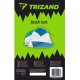 Trizand 00020974 Pop-Up Beach Tent 190x120x90 cm, Turquoise/White
