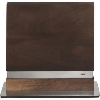 Gefu ENNO Magnetic Knife Block, Walnut Wood
