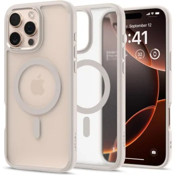 Spigen iPhone 16 Pro Max Case Ultra Hybrid Mag MagSafe, Frost Titanium