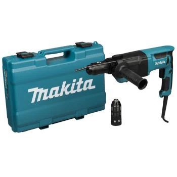 Combination Hammer Makita HR2670FTX1 800W 3.0 J SDS-Plus with Accessories