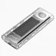 Orico TCM2-G20 M.2 NVMe SSD Enclosure USB-C 3.2 20Gbps - Silver/Transparent