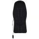 Heated Massage Seat Mat for Car and Home with Remote Control, Black