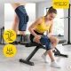 4FIZJO elastingas kelio sąnario įtvaras su girnelės fiksatoriumi XXL, mėlynas