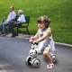 ECOTOYS Dog Baby Balance Bike 4-Wheel Ride-On Toy
