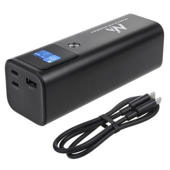 Maclean MCE335 Power Bank, 24600mAh, PD 140W, 2x USB-C, USB-A