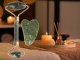 Jade Face Roller with Gua Sha Massage Plate, Different Colors