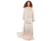 Warm Fleece Blanket with Sleeves / Robe, 140x200 cm, Beige
