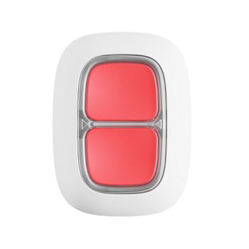 Ajax DoubleButton Wireless Panic Button, White