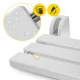 4Fizjo 1956 Folding Wall-Mounted Shower Seat, White