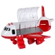 Kids Toy Transport Cargo Transporter Aircraft Airplane + 3 Fire Engines