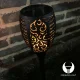 Forever Solar Flame Garden Night Light 33LED 600mAh IP65, Black