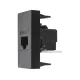 LAN Socket Module Maclean MCE725B, Cat 6, Single, Black
