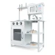 Ricokids 7835 Wooden Play Kitchen for Kids with Accessories, White