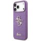 Guess Fixed Glitter Big 4G Phone Case Cover iPhone 17 Pro Max - purple