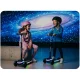 Kids 3-Wheel Balance Scooter with LED Wheels Ricokids Leddi, Black