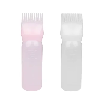 Hair Dye Applicator Bottle with Comb Attachment