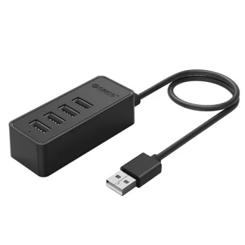 Orico 4-Port USB 3.0 Hub W5P-U3-030, Black