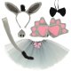 Kids Carnival Costume Donkey, 6 Pieces