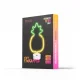 Neolia Pineapple LED Neon Sign on Stand Yellow-Green