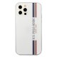 Apple iPhone 12 Pro Max 6.7\'\' US Polo Tricolor Collection Case Cover (USHCP12LPCUSSWH), White