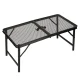 Ikonka LUARO Folding Camping Table, 80 x 66 x 40 cm, Black