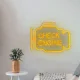 Check Engine Neon LED Decorative Lamp 30x22 cm, Yellow